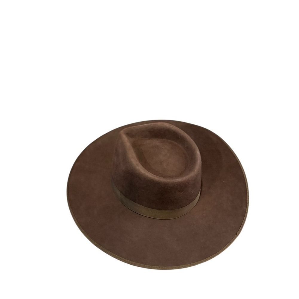 Lack Of Color Wide Brim Fedora in Dark Brown - Picture 8 of 15